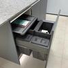Clasificación de Botes de Basura Gabinete Doméstico Bote de Basura Empotrado Gabinete Cubo de Clasificación Gabinete Bote de Basura Oculto Clasificación