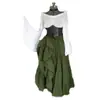 Vestido Largo de Fiesta 2019Wish Estilo Europeo y Americano para Mujer Ropa Renacentista Medieval