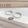 Anel Twist Zircônia Prata Pura S999, Design Exclusivo de Nicho, Moda Estilo Coreano Versátil Simples Anel de Dedo