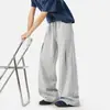 Pantalones Deportivos Casuales de Marca de Moda Estilo Americano Verano 2026 - Tejido de Felpa Cepillada de 320g Pantalones de Moda para Hombre