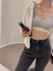 Grande garota do oxigênio! Fio dental sem fio de algodão respirável sutiã top tubo push up anti-queda para mulheres de seios pequenos