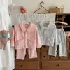 Nuevo Conjunto de Ropa de Casa para Niños Otoño e Invierno para Niños Medianos y Grandes Conjunto de Pijama para Niñas Ropa Interior Caliente para Niñas Ropa Exterior para Niños Engrosada
