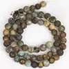 Cor Café Verde Ágata Antiga Contas Acessórios de Joias DIY Pulseira Colar Joias Transfronteiriças Atacado Material Artesanal Produção