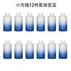 Bestseller transfronterizo: Juego de jarrones de cristal transparentes con relieve estilo europeo, multicolor, jarrones decorativos de alta estética al por mayor