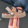 Sandalias para Niñas 2026 Nuevos Zapatos de Verano para Bebés y Niños Pequeños Zapatos de Playa Cerrados para Usar al Aire Libre