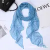 Lenço de Seda Chiffon com Bolinhas Retrô, Fita Longa Versátil e de Alta Qualidade, Estilo Novo, Lenço Leve e Elegante, Lenço para Cobrir o Pescoço