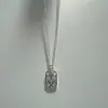 Nuevo Estilo Simple Moda Lucky Safety Collar Cadena Ligera de Lujo Nicho Clavícula Medular Colgante para Novia Amante Regalo