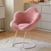Cadeira Pétala, Banqueta de Maquiagem Tendência, Cadeira de Maquiagem de Luxo Leve para Quarto de Menina, Banqueta de Penteadeira Simples de Luxo Leve