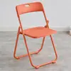 Silla simple con respaldo, silla plegable para uso doméstico, ahorra espacio y es portátil, adecuada como silla de comedor, silla de oficina, silla de conferencia o silla de entrenamiento