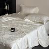 Lujo Ligero 60 Lyocell Tencel Textura Sedosa Fresco Aire Acondicionado Acolchado Lavable Doble Dormir Desnudo Verano Acolchado Juego de Cuatro Piezas