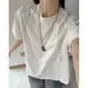 Camiseta deportiva de verano para hombre de manga corta, estilo americano, patchwork, deconstruida, de malla, seda de hielo, secado rápido, top de pareja moderno de peso pesado