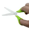 Tijeras de Seguridad para Cortar Papel de Acero Inoxidable, Tijeras de Oficina Afiladas y Portátiles, Papelería para Manualidades DIY Infantiles