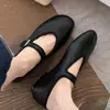 Sapatos Casuais Versáteis Estilo Ballet Francês com Uma Tira para Mulheres, Novos Sapatos Mary Jane Planos Primavera 2026