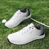 Zapatos de entrenamiento populares de talla grande 46 para comercio exterior, zapatos de golf, zapatos deportivos casuales de cuero transfronterizos con amortiguación cómoda para hombre