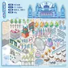 Adesivos para Pets Yuxian Edição Cidade 8.0 Série Xi'An Marcos da Cidade em Miniatura Adesivos para Diário de Paisagismo Grande Material 3 Folhas