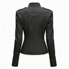 Venta al por mayor de Ropa de Mujer Transfronteriza Verano 2026 Nuevo Estilo Europeo y Americano Metal Doble Botonadura Cintura Ceñida Cuello Alto Chaqueta