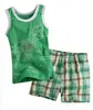 Roupas de Casa Amarelas de Desenho Animado de Manga Curta para Meninos Roupas Infantis Roupa de Verão Primavera Roupa para Ar Condicionado Pijama K207