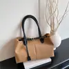 Bolsa de Gran Capacidad para Mujer 2025 Nueva Moda Otoño Estilo Perezoso Simple Bolso de Hombro Ropa de Trabajo Bolso de Mano Tote Casual