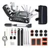 Ferramentas de Reparo de Bicicleta, Bomba Portátil para Mountain Bike, Chave Inglesa, Cola, Conjunto de Ferramentas para Reparo de Pneus