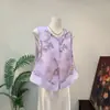 Colete de Organza Bordado Exquisito Zhi Li 2026 Novo Estilo Verão Estilo Chinês Gola Redonda Respirável Sem Mangas Jaqueta Novo Estilo Chinês