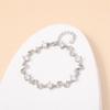 Europa e Estados Unidos mais vendidos pulseira de cobre personalizada estilo moda DNA conjunto pulseira de zircônia pulseira ajustável vendas diretas da fábrica