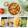 Olla para sopa de piedra Maifan sartén antiadherente olla para sopa de gran capacidad cocina de inducción universal olla para guisar de dos asas olla para vaporizar olla para leche venta al por mayor