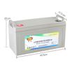 Célula solar doméstica 24V36V 12V200AH100AH150AH bateria coloidal de grande capacidade e sem manutenção