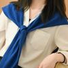 Abrigo exterior de hilo de lana de primavera y verano, chal pequeño tejido anudado, bufanda delgada de cachemira, bufanda para protección del cuello de mujer con protección para los hombros, combinable con todo