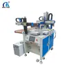Haotian Pode Personalizar a Máquina de Serigrafia Giratória Automática Totalmente Automática Máquina de Serigrafia para Régua de Papelaria Máquina de Serigrafia Serigrafia
