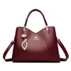 Tendencia Transfronteriza Bolso de Cuero Suave 2026 Nueva Moda Versátil Bolso Tote de Gran Capacidad Bolso de Mamá Práctico Bolso para Mujer