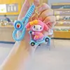Llavero de Skateboard Sanrio de Dibujos Animados Melody Colgante de Bolsa Creativo Perro de Orejas Grandes Llavero para Llaves de Coche Pequeño Regalo