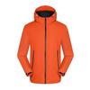 Gabardina con capucha desmontable ropa de trabajo personalizada abrigo de manga larga ropa de trabajo gruesa y fina otoño e invierno chaqueta de terciopelo de una pieza palabra LOGO bordado estampado