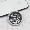 Adecuado para Jeep Vehículos Todoterreno Jeep, Compass, Wrangler 4X4, Emblema Montaña Nevada, Calcomanía Metálica para Carrocería, Emblema Trasero