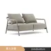 Juego de sofá y mesa de centro para exterior para patio y balcón, muebles de exterior impermeables y resistentes al sol, muebles de jardín de ratán para el ocio
