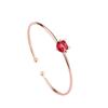 Pulsera de gato abriéndose INS dulce para mujer que combina con todo galvanizada con incrustaciones de circonitas pulsera de animal lindo joyería suministro de comercio exterior