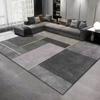 Tapete de estilo nórdico moderno e simples para sala de estar, sofá, mesa de centro, tapete para sala de estar, quarto completo, cabeceira, tapete