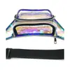 Riñonera Transparente Láser de PVC Spot Amazon Bolsa de Almacenamiento Senderismo al Aire Libre Rafting Fitness Bolsa de Viaje Personalizable