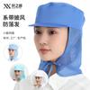 Gorra de trabajo para catering, fábrica de alimentos, transpirable, higiénica, gorra de malla Baotou, para taller de alimentos, a prueba de polvo, para hombres y mujeres, anticaída del cabello.