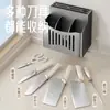 Portapalillos de acero inoxidable, estante de almacenamiento de cocina, estante de cocina multifuncional, no requiere taladro