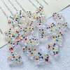 Materiales para Pulseras DIY Accesorios al por Mayor Cuentas Árbol de Navidad Esmalte Hecho a Mano Cuentas Pintadas a Mano Aceite Goteante Joyería Colgante de Cuentas