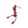 Carro Transportador Hidráulico Manual para Bidones de Aceite con Abrazaderas de Mandíbula para Bidones Metálicos y de Plástico, Carrito Empujado a Mano con Moldes en Ángulo Recto y Semicirculares para Carga y Descarga