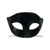 Nueva Máscara de Encaje de Gato Roti con Estampado de Serpiente de Halloween Máscara de Baile de Máscaras de PVC Máscara para Ojos de Disfraz para Ambiente de Fiesta
