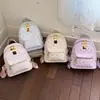 Mochila de Dibujos Animados Minimalista de Nicho con Estampado de Oso Nueva Primavera 2026 Mochila Linda para Estudiante Chica Tendencia
