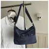 Bolso de mezclilla de moda con patchwork retro, un diseño único y elegante para mujer, bolso de hombro o bandolera versátil, perfecto para estudiantes