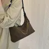 2026 Nueva Moda Coreana Estilo Retro de Nicho Bolso de Gran Capacidad para Debajo del Brazo con un Toque de Alta Gama, Bolso Cruzado de un Solo Hombro