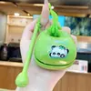 Chaveiro Brinquedo Peixe de Madeira para Alívio de Estresse Desenho Animado Decoração de Mesa de Escritório Brinquedo Infantil Pingente de Mochila