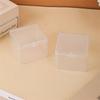 Caixa Quadrada de Plástico Transparente Saco Surpresa Miniatura Mini Modelo Brinquedo Caixa Organizadora de Mesa Brinquedo de Emblema Caixa de Armazenamento de Brinquedos