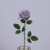 Flor Artificial Sola Rosa de Novia Hogar Sala de Estar Vestido Suave Floral Paisaje Exterior Set de Flores para Boda Decoración de Flores de Seda