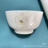 Tigela de cerâmica de 4,5 polegadas tigela de salada tigela de arroz doméstica suprimento tigela de porcelana banca de atacado tigela de cerâmica com flores doméstica