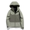 Alta qualidade Roupa de Carregamento Três em Um Cor de Casal para Exterior Roupa de Carregamento Color-block Capuz Removível Jaqueta Impermeável e à Prova de Vento Verde Pequeno